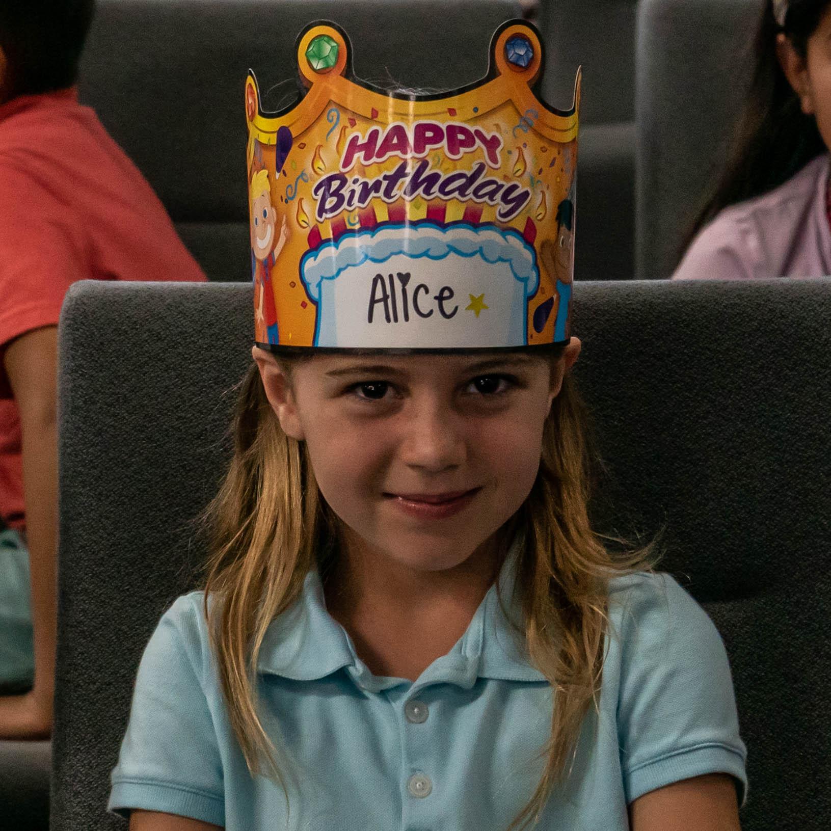 One of our elementary students, Alice, had a birthday on the same day as Family Legacy Day. Happy Birthday, Alice!